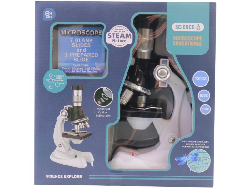 Mikroskop, 11,5 x 7,5 x 20,5cm