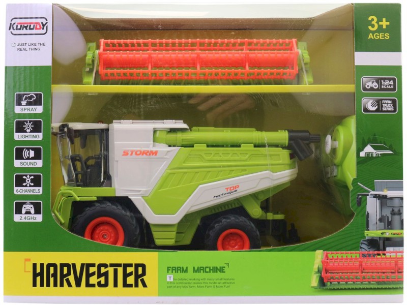 Kombajn na ovládání