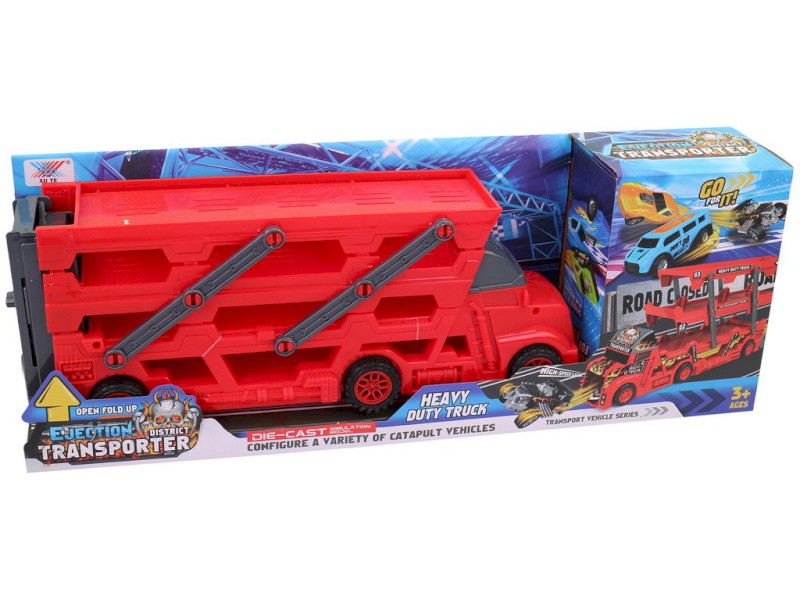 15857 - Auto nákladní, přepravní, 6 aut, 45 cm