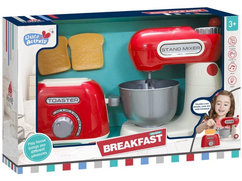 16541 - Kuchyňský robot a toustovač, světlo, zvuk