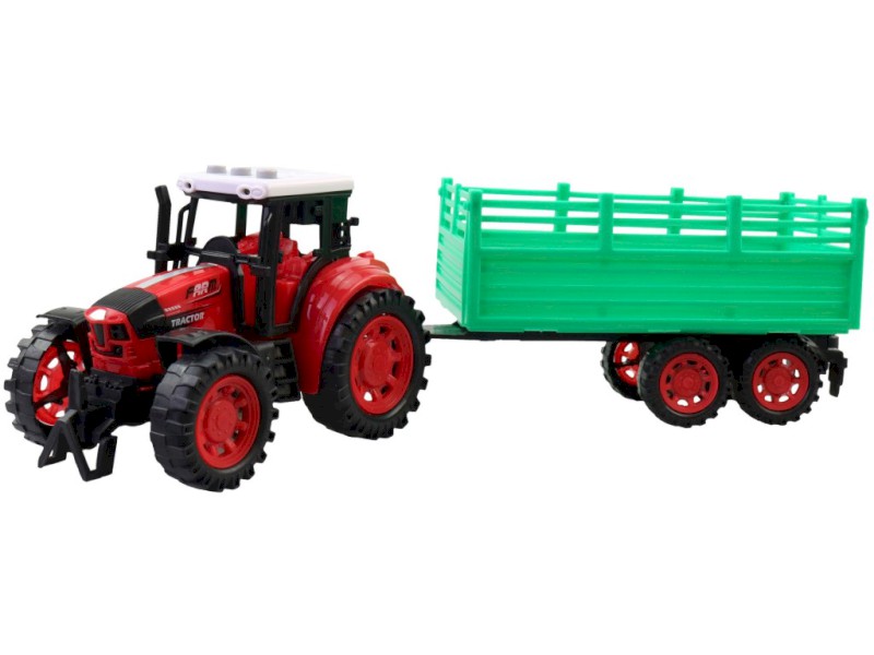 Traktor s přívěsem 40 x 10 x 14cm