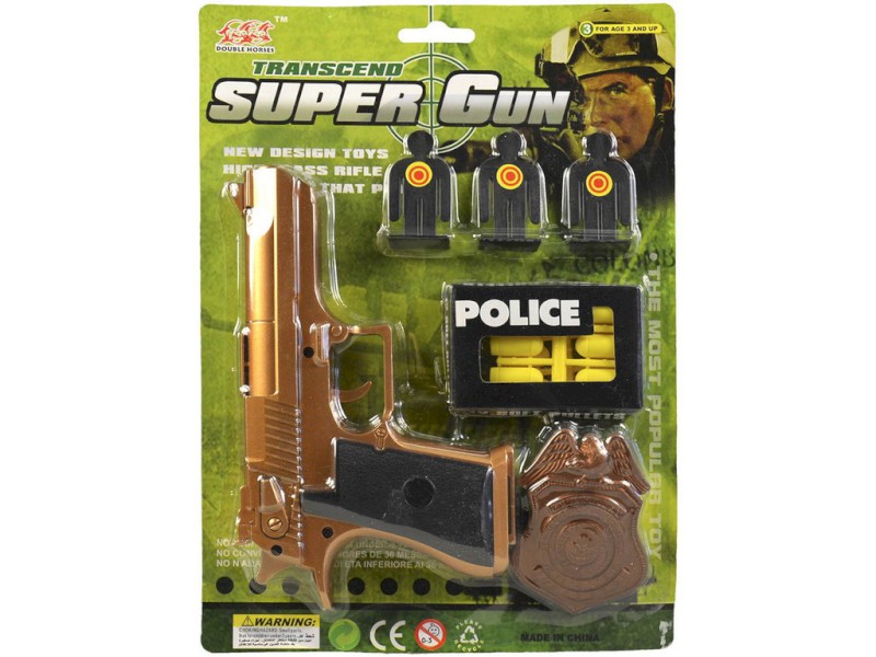 99061 - Pistole  se softovým náboji, 16 cm