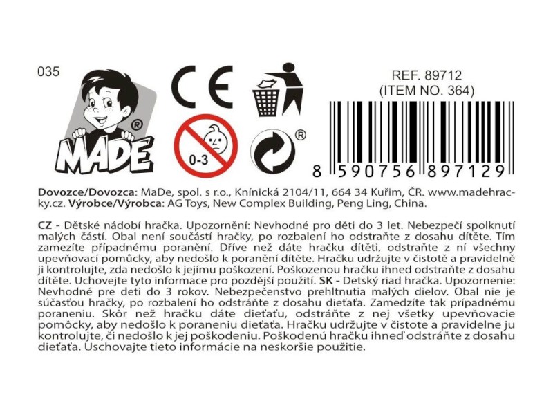 89712 - Souprava čajová 25 x 24 cm