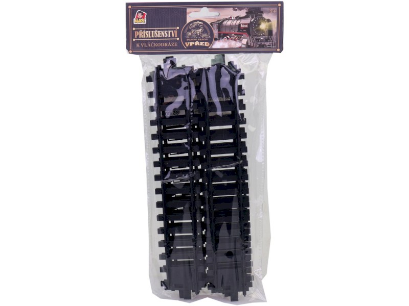 20537 - Koleje sada, 22 cm, rovný díl 6 ks, spojky