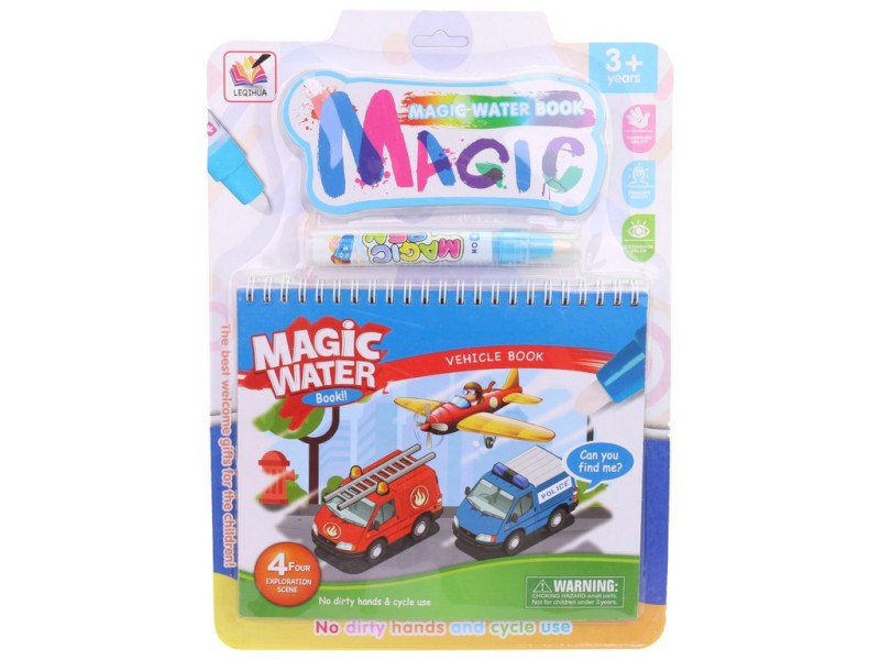 07863 - Kouzelné malování, dopravní prostředky, 31 x 23 cm