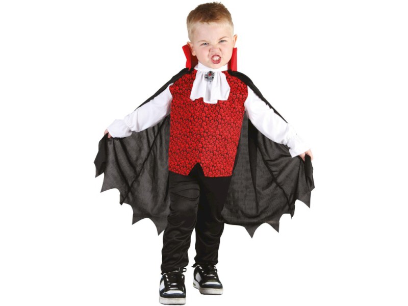 09646 - Šaty na karneval - upír, 92 - 104 cm