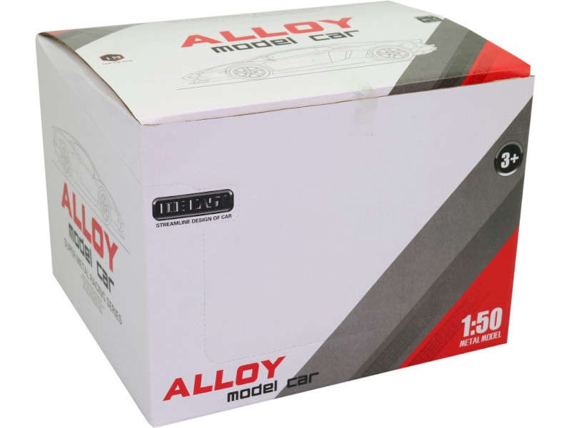 18749 - Auto závodní, kovové, 8 cm