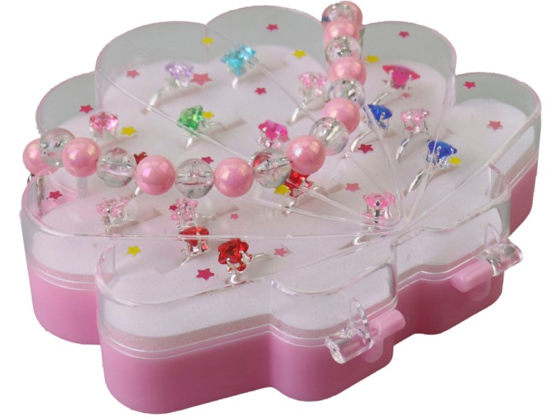 Prstýnky sada, 12 ks v display boxu, 14 x 1 x 13,5cm