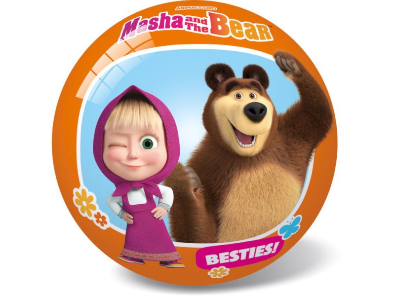Míč MASHA & THE BEAR, 14 cm