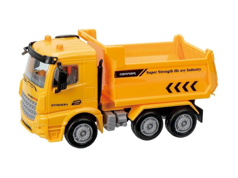 08123 - Auto stavební na setrvačník, 16 cm