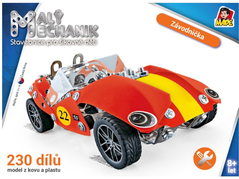 16321 - Malý mechanik - závodní vůz, 230 ks