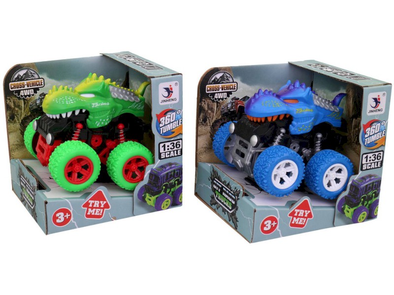 16638 - Auto, velká kola, 4 barvy