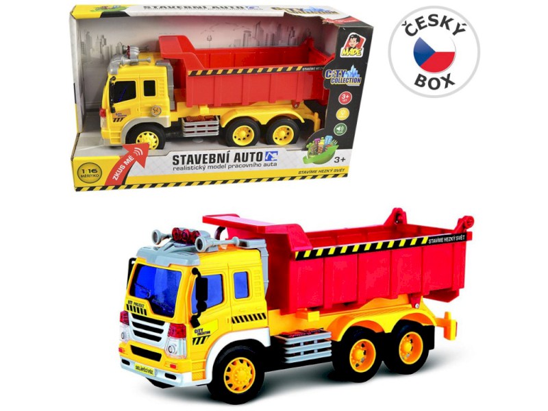 12581 - MaDe Auto stavební na baterie, nákladní