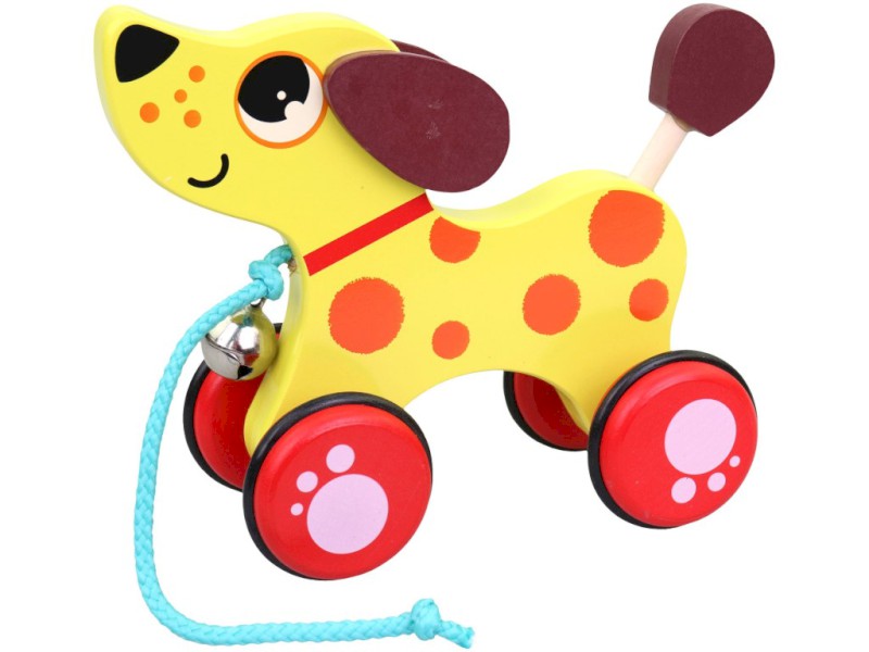 20368 - Dřevěné tahadlo, pes, 17 cm