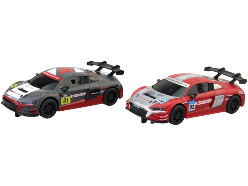 Náhradní autíčka k autodráze s licencí Audi, v sáčku, 2 ks Náhradní autíčka k autodráze s licencí Audi, v sáčku, 2 ks