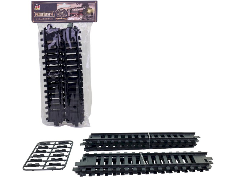 20537 - Koleje sada, 22 cm, rovný díl 6 ks, spojky