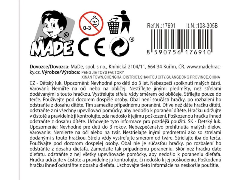 17691 - Luk a šípy, 51 cm