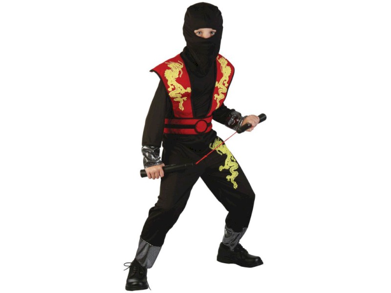 82459 - Kostým na karneval - Ninja, 120-130 cm