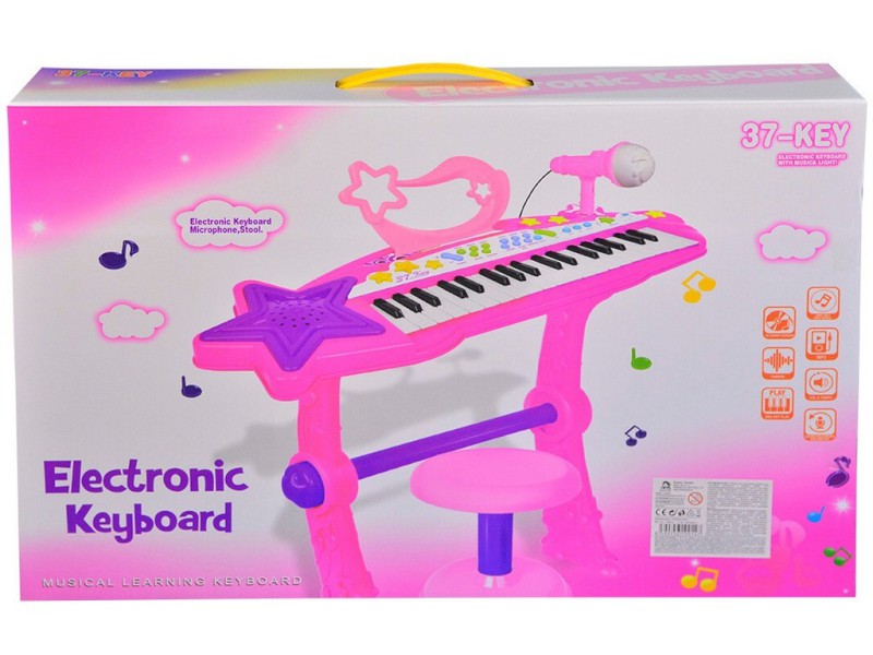 10914 - Piáno elektronické, 37 kláves, s mikrofonem