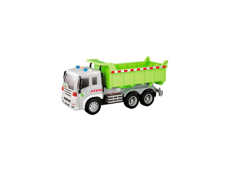 14285 - Auto nákladní na setrvačník, se světlem a zvukem, na baterie, 27 x 10 x 12,5 cm