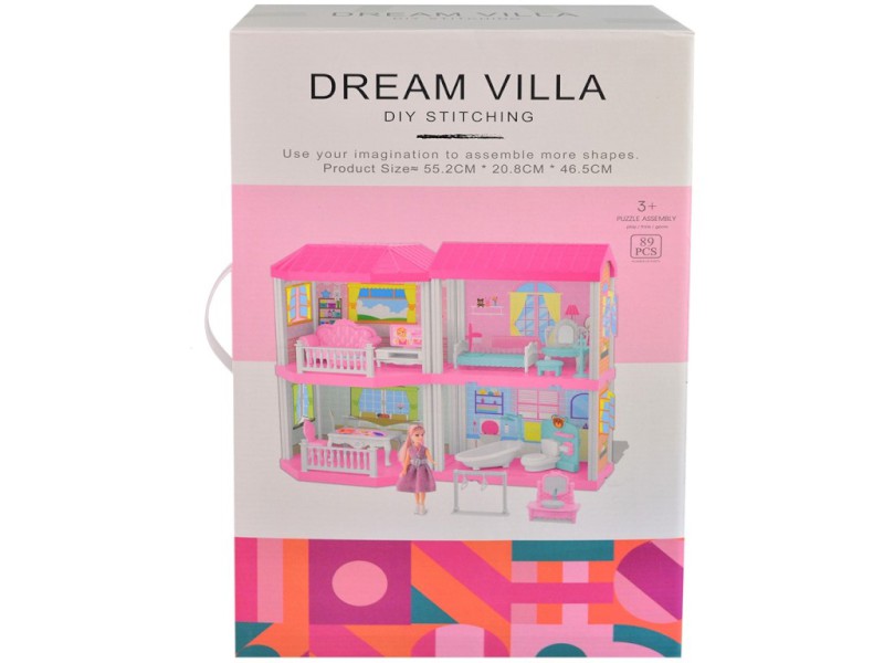 12122 - Dům s příslušenstvím, 52 x 51 x 27 cm