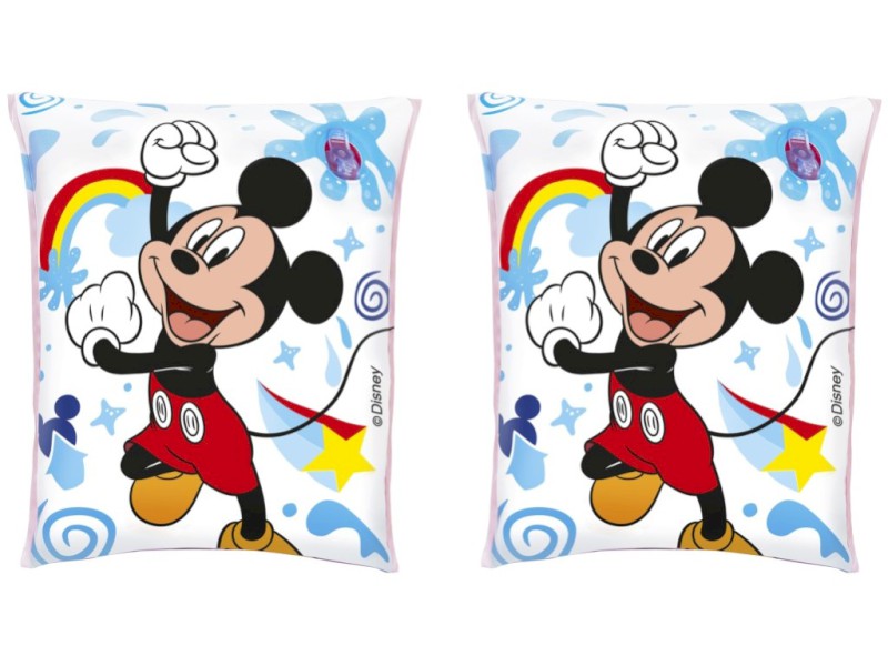 BW91002 - Nafukovací rukávky Mickey, 23 cm x 15 cm