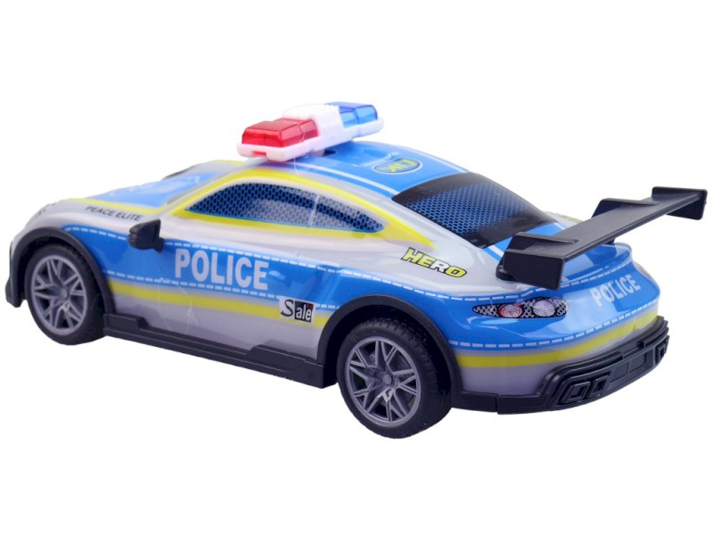 Auto policie na dálkové ovládání, se světlem, na baterie, 20 cm