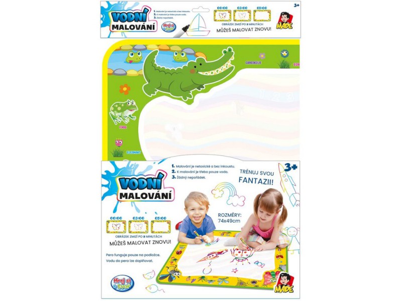 10908 - Kouzelné malování vodou - zvířátka, 74 x 49 cm