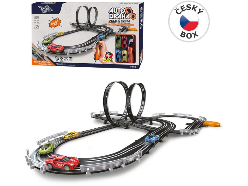 16017 - Autodráha, délka 700 cm, 140 x 120 x 31 cm