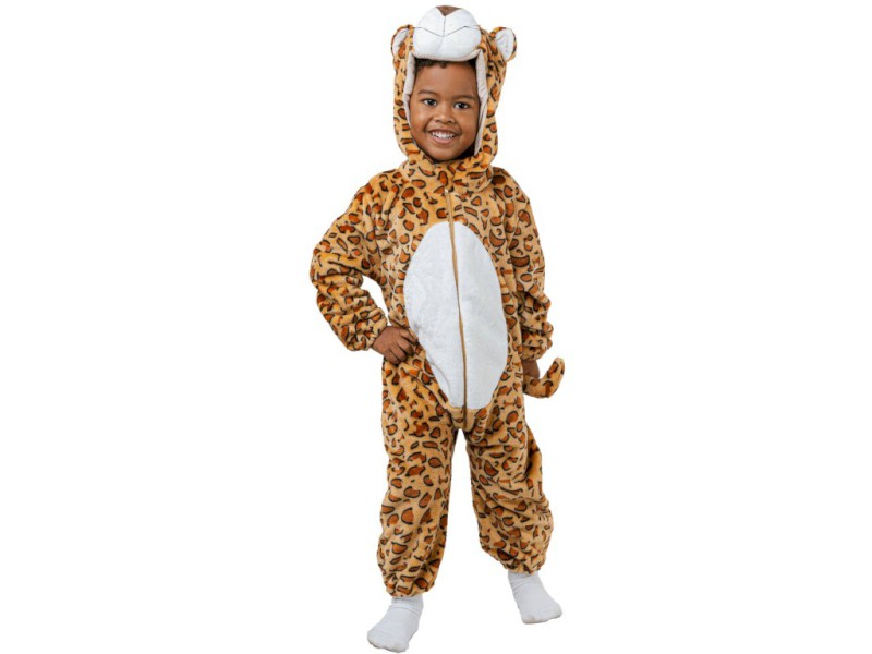 Šaty na karneval - leopard, 92-104cm