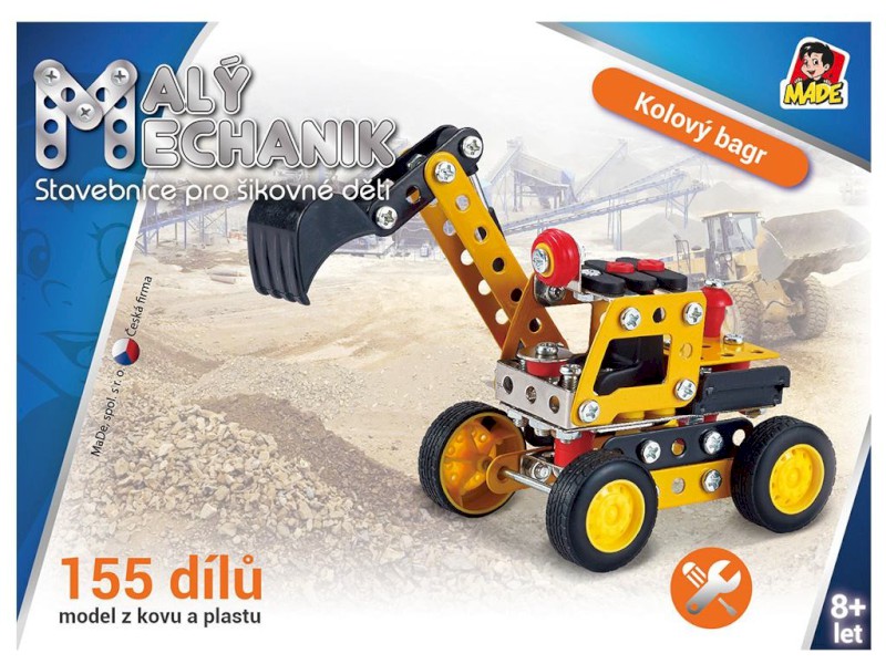 08334 - MaDe Malý mechanik  - Bagr,  155 ks