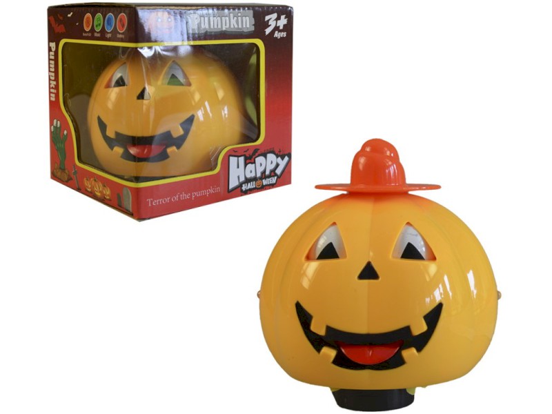 99608 - MaDe Dýně na baterie, 13cm, strašidelný zvuk