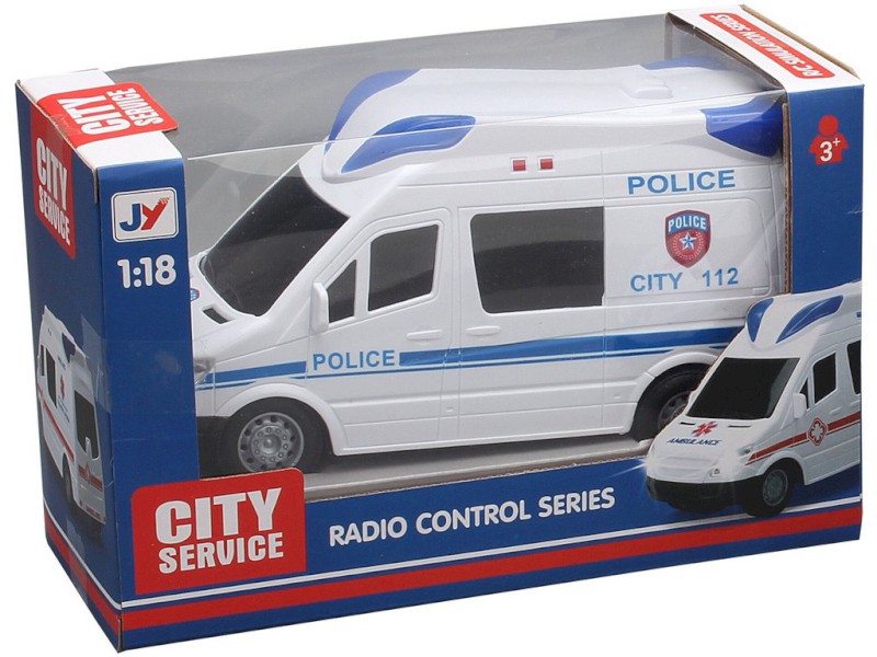 14784 - Auto policejní na dálkové ovládání,  21 cm