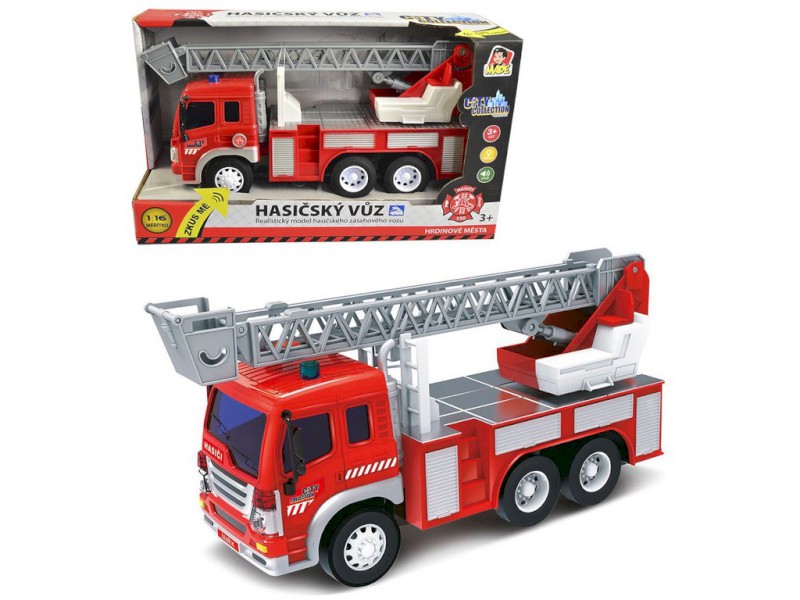 12577 - MaDe Auto požární se žebříkem