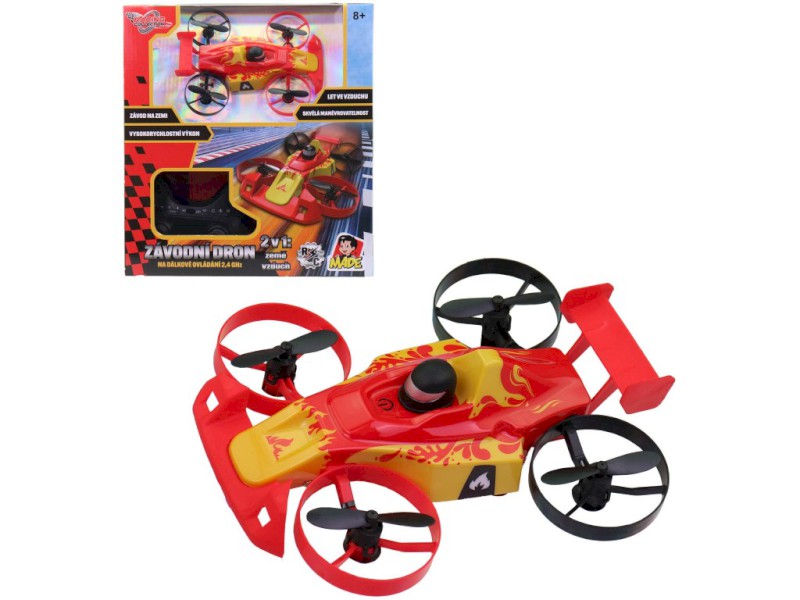 Racing dron formule 2v1 – jezdí i létá