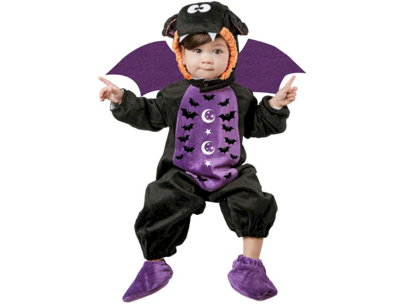 Šaty na karneval - netopýr, 80-92cm