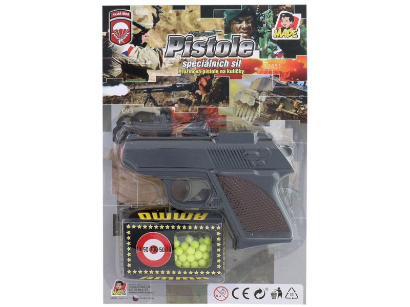10714 - Pistole na kuličky, 12 cm