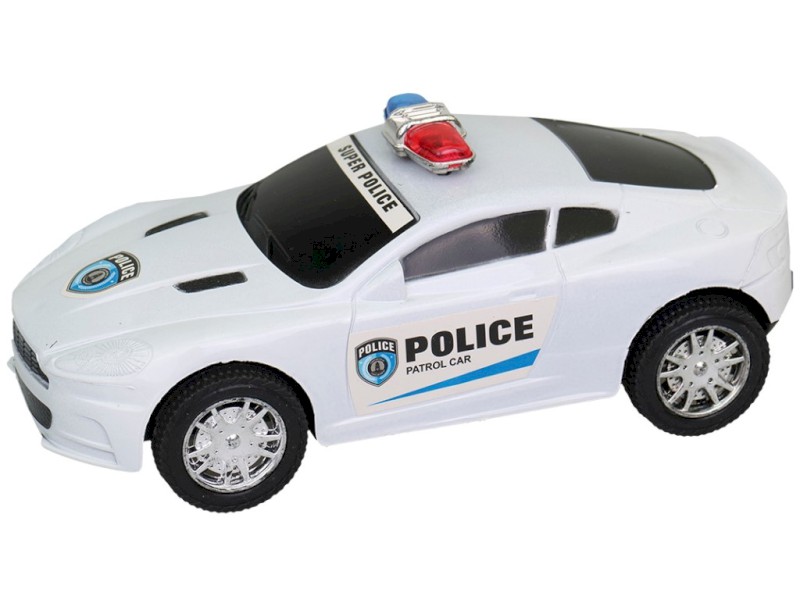 14667 - Auto policejní na setrvačník, 18 x 8,5 x 7,5 cm