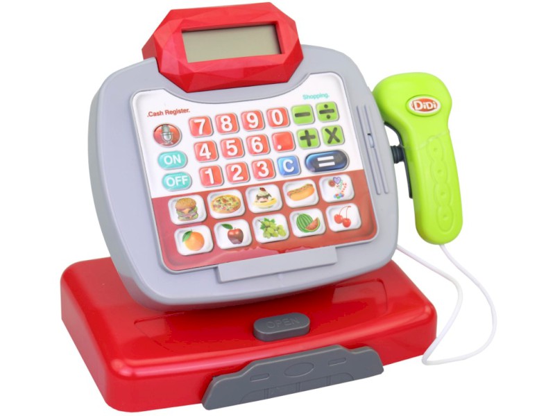 01784 - Pokladna na baterie, český design, 20 cm