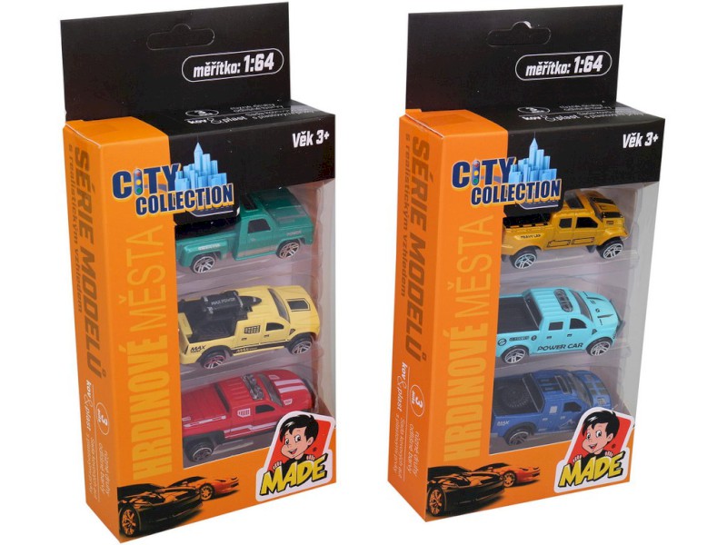 16877 - Auta kovová, nákladní, 2 druhy