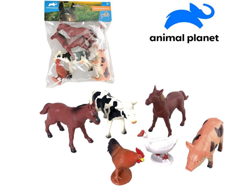 07515 - Zvířátka farma, 6 ks, 12,5 cm