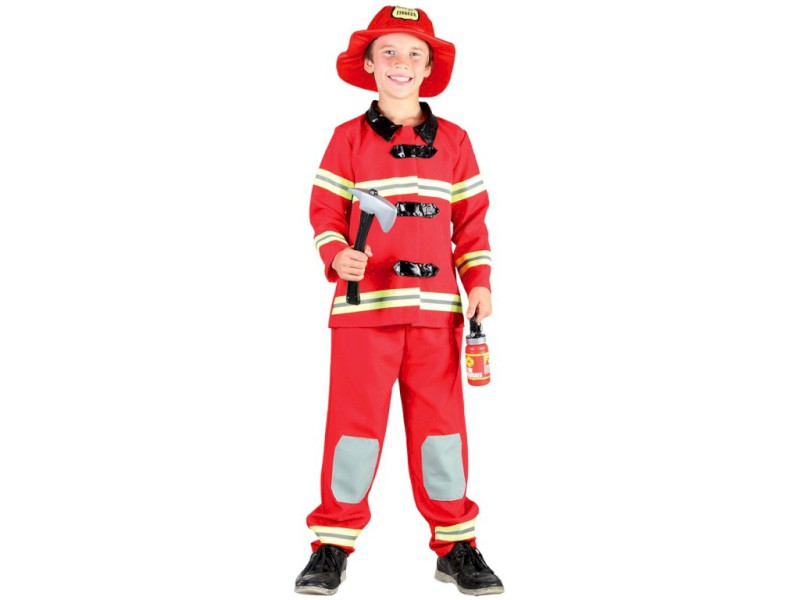 86096 - Kostým na karneval - Hasič, 120 - 130 cm