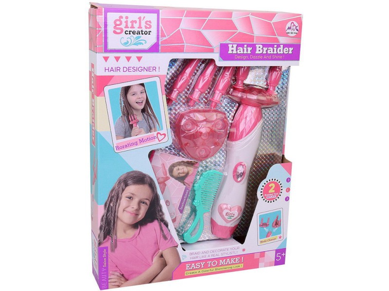 16099 - Souprava ke splétání vlasů, 25,8 x 5,2 x 33,8