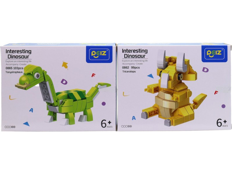 Kostky dinosaurus, 8 ks v display boxu