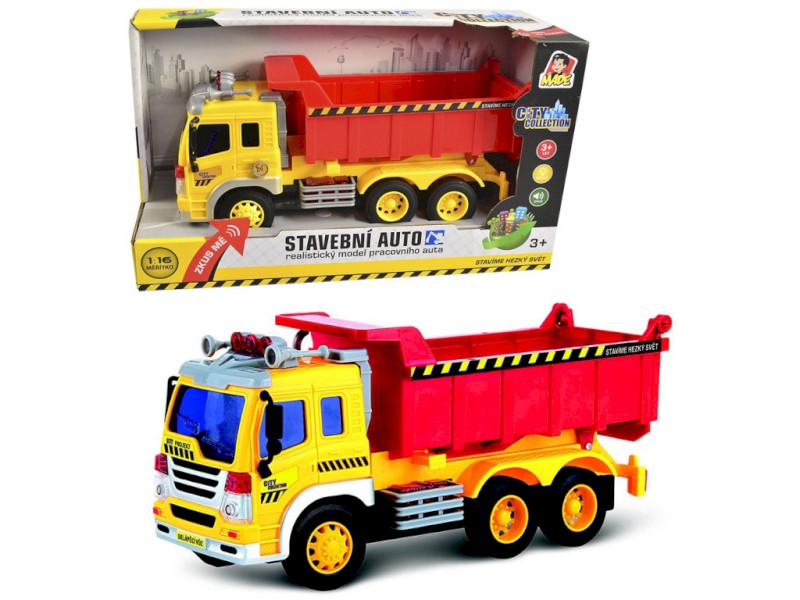 12581 - MaDe Auto stavební na baterie, nákladní