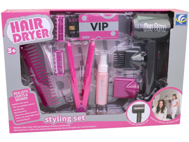 21025 - Fén s příslušenstvím, černý