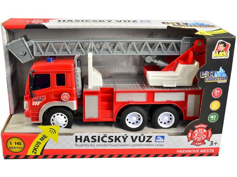 12577 - MaDe Auto požární se žebříkem