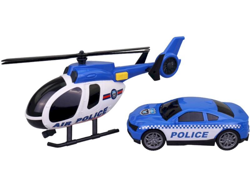 21053 - Vtrulník s policejním vozem, 20,8 x 7,5 x 12,5 cm