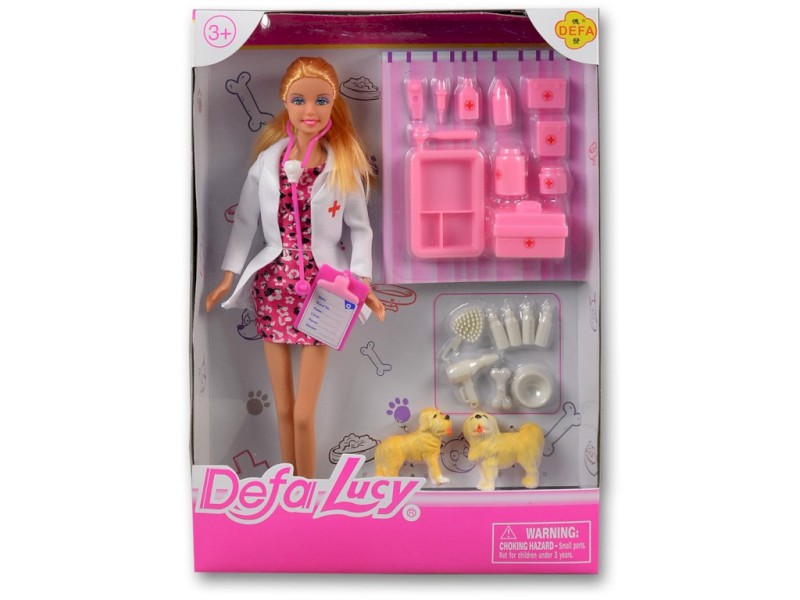95468 - Panenka Lucy veterinářka, růžová