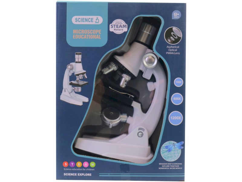 Mikroskop, 34,5 x 8,5 x 23,5cm